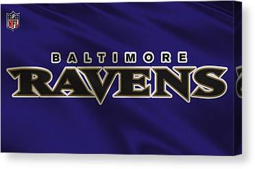 9 Baltimore Ravens Uniform Joe Hamilton Canvas Print