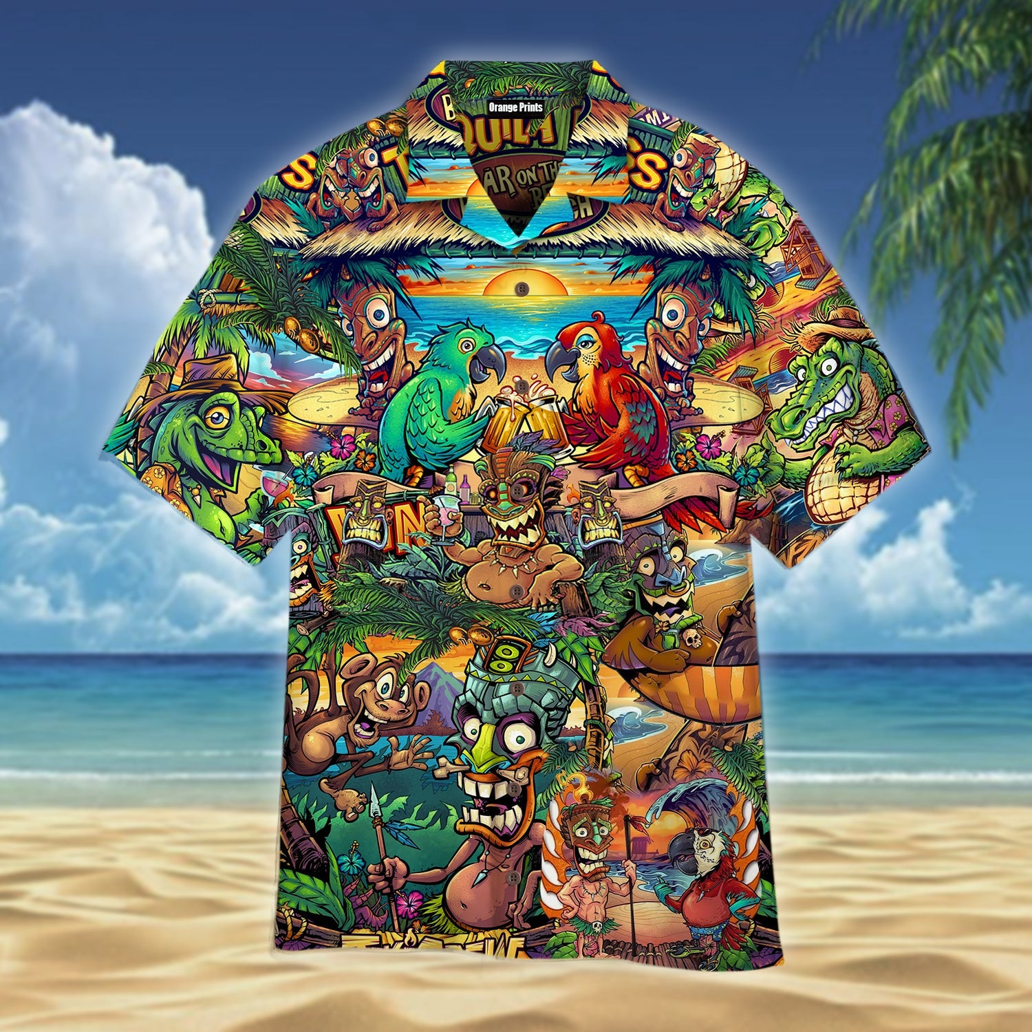 Tiki Tropical Hawaii Shirt For Men Women Adult Ha80189