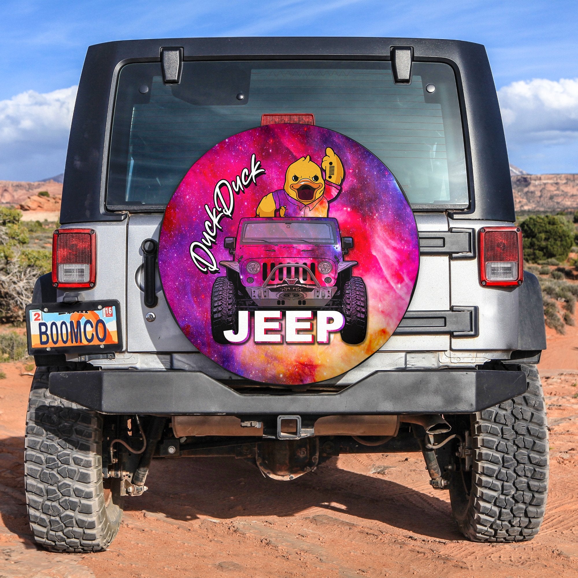 Duckduck Jeep Spare Tire Cover Colorful Style No.2 Lt6