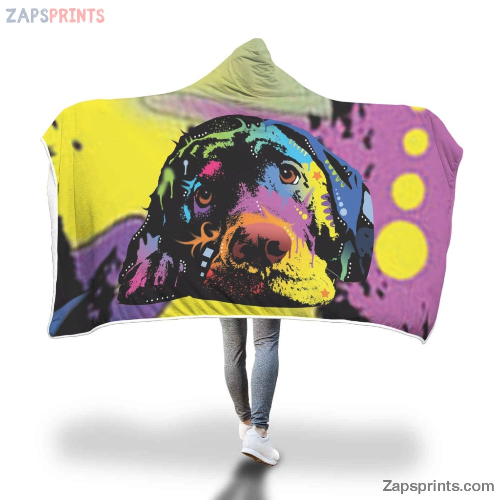 Labrador Design Hooded Blanket – Dean Russo Art