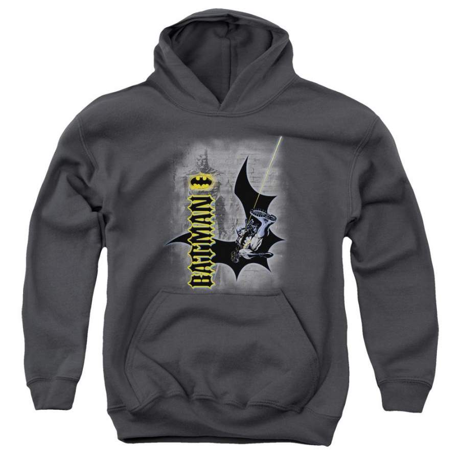 Batman – Swing Into Action Youth Pull Over Hoodie