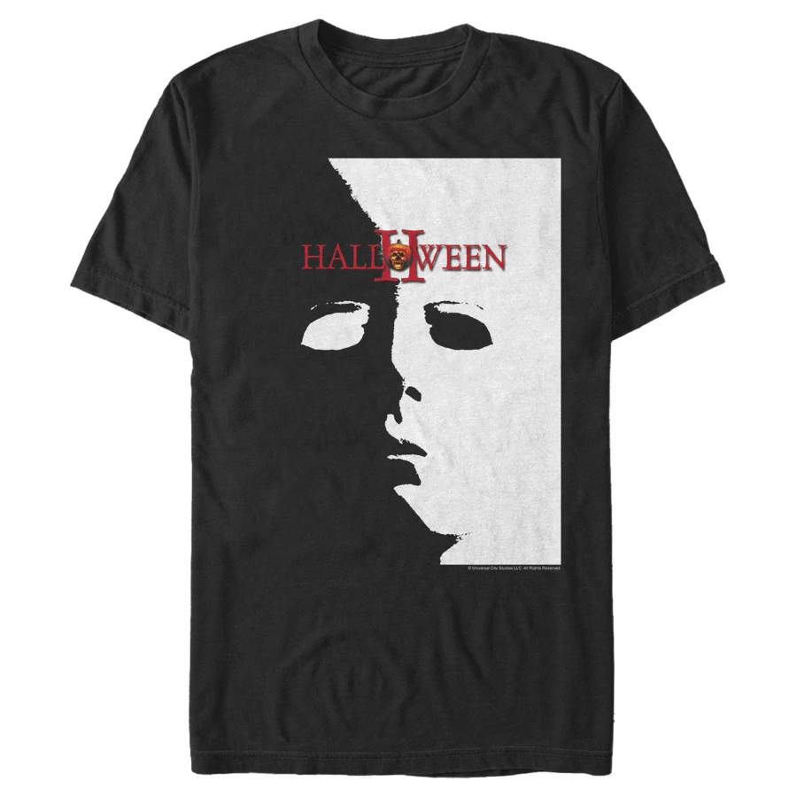 Halloween Men’s II Michael Myers Mask Poster  T Shirt