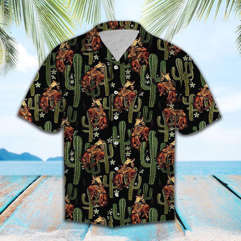 Cowboy Cactus Hawaii Shirt Ha84886