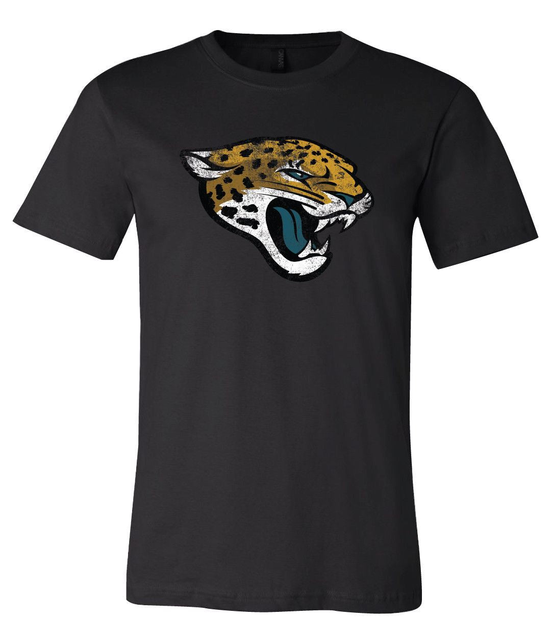 Jacksonville Jaguars Distressed Vintage Logo  Shirt