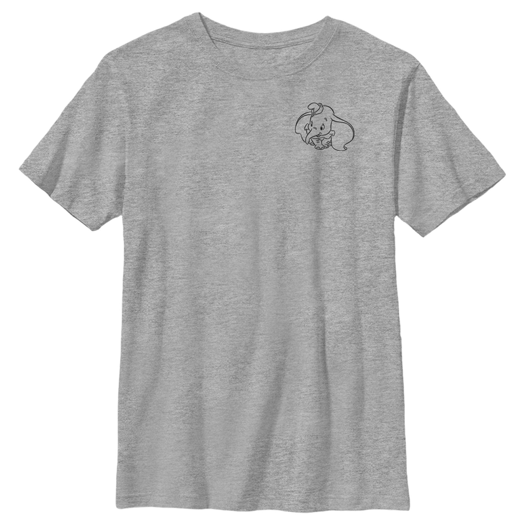 Boy’S Dumbo Pocket Outline T-Shirt