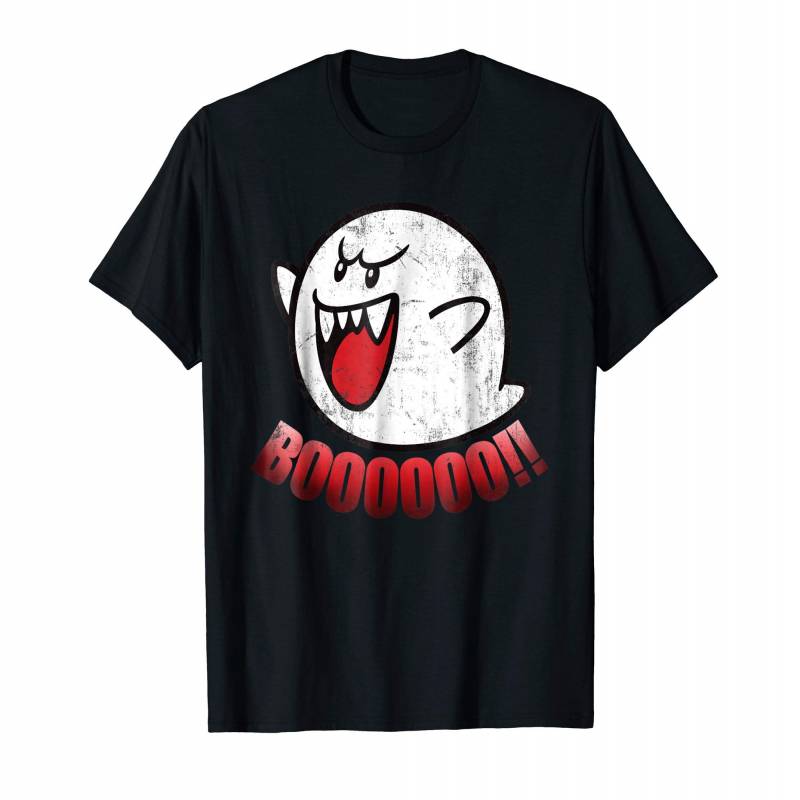 Super Mario Boos Jump Scare Graphic T-shirt