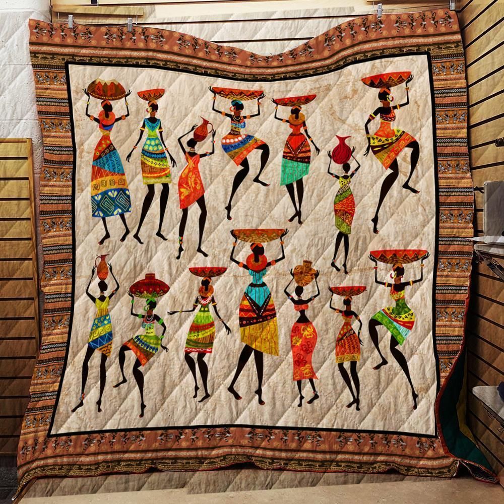 African Girls – 3D Quilt Blanket HGM42