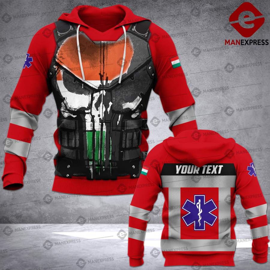 ARMOR LMT CUSTOMIZED HUNGARIAN EMS – PARAMEDIC HUNGARY  3D HOODIE VLIN