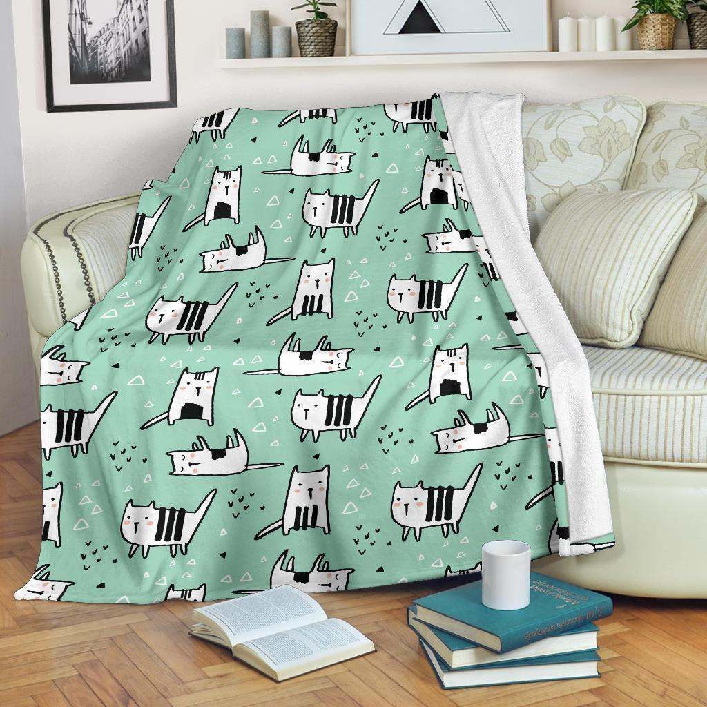 Cat Kitten Cl12100220Mdf Fleece Blanket