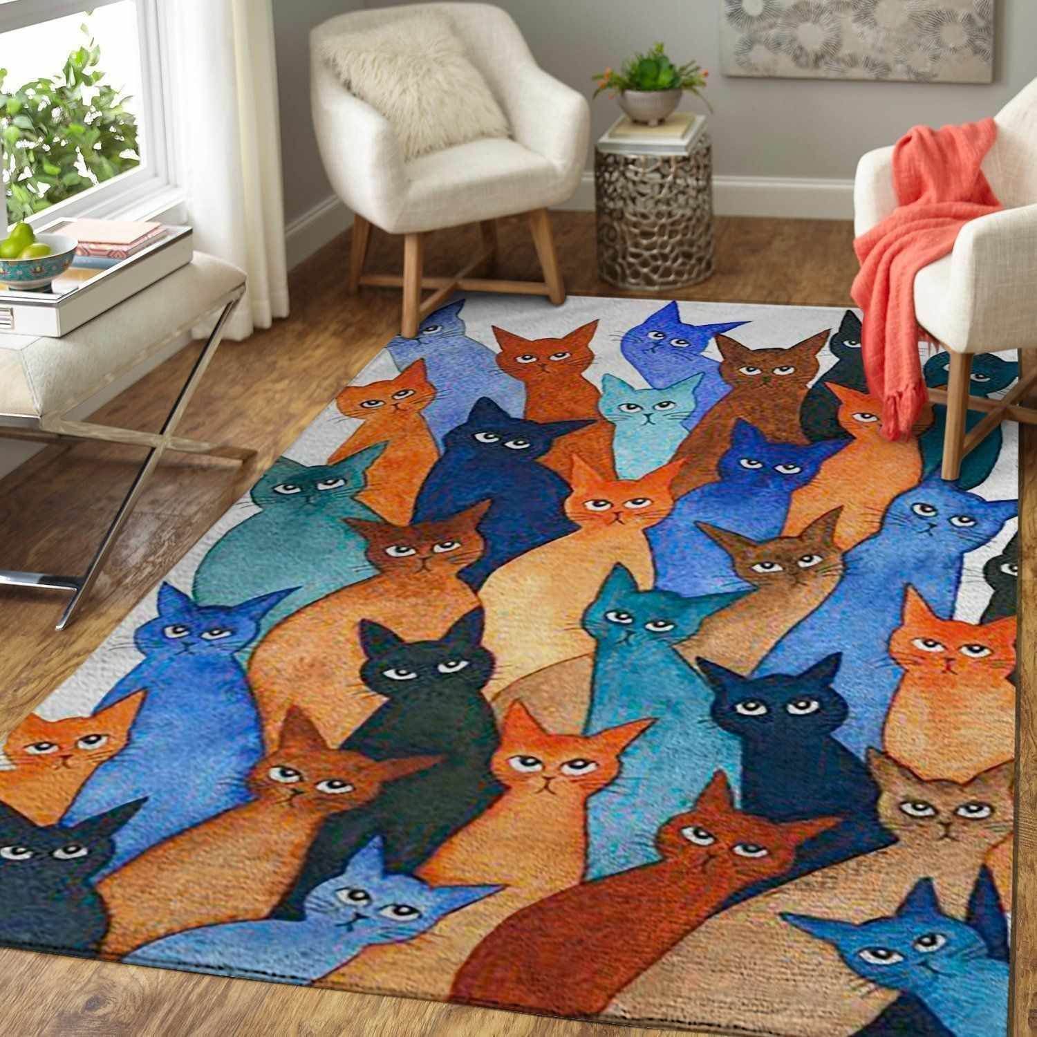 Whimsical Cats Area  Sku 3820 Rug