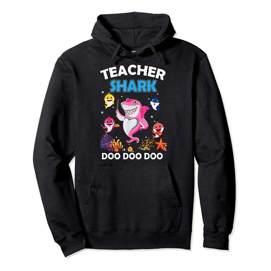 Teacher Shark Tshirt Doo Doo Doo Tee Gift For Teachers Hoodie Premium Tee