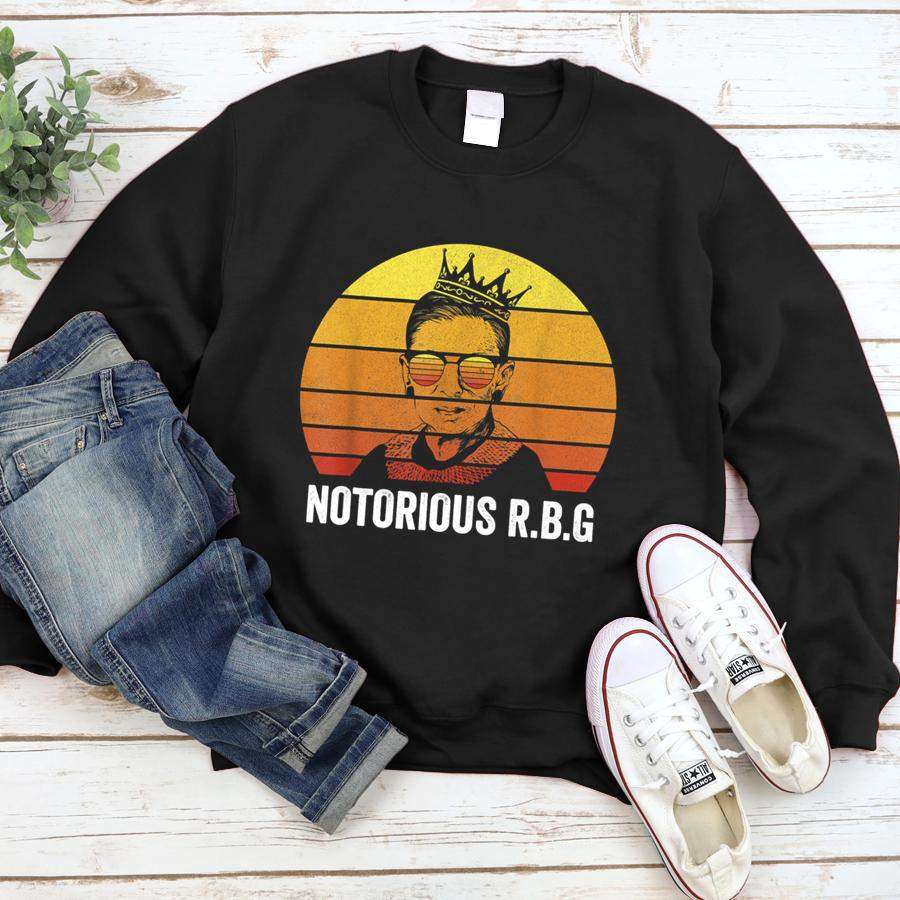 Notorious RBG Ruth Bader Ginsburg Shirt Political Feminist  Sweatshirt