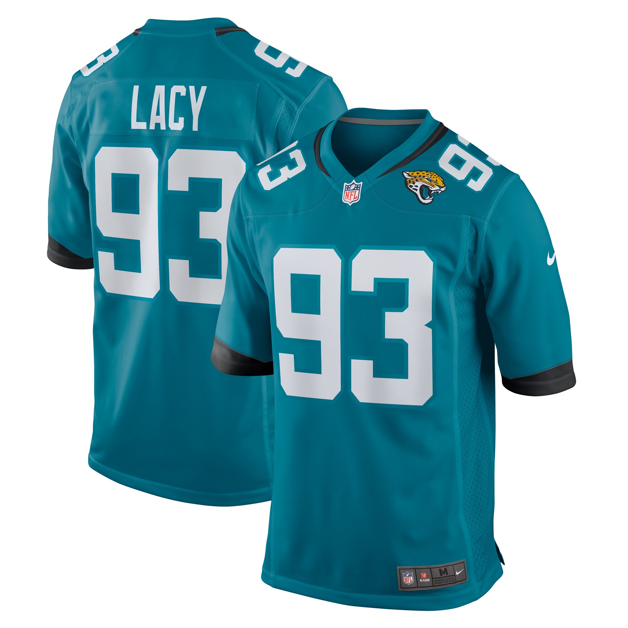 Tyler Lacy Jacksonville Jaguars Team Game Jersey – Teal