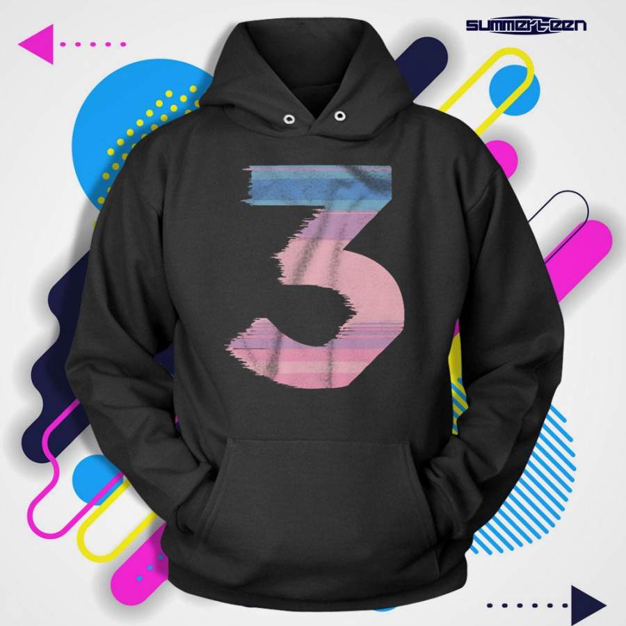 Chance Rapper Logo 3 Three Men’S Hoodie T-Shirt