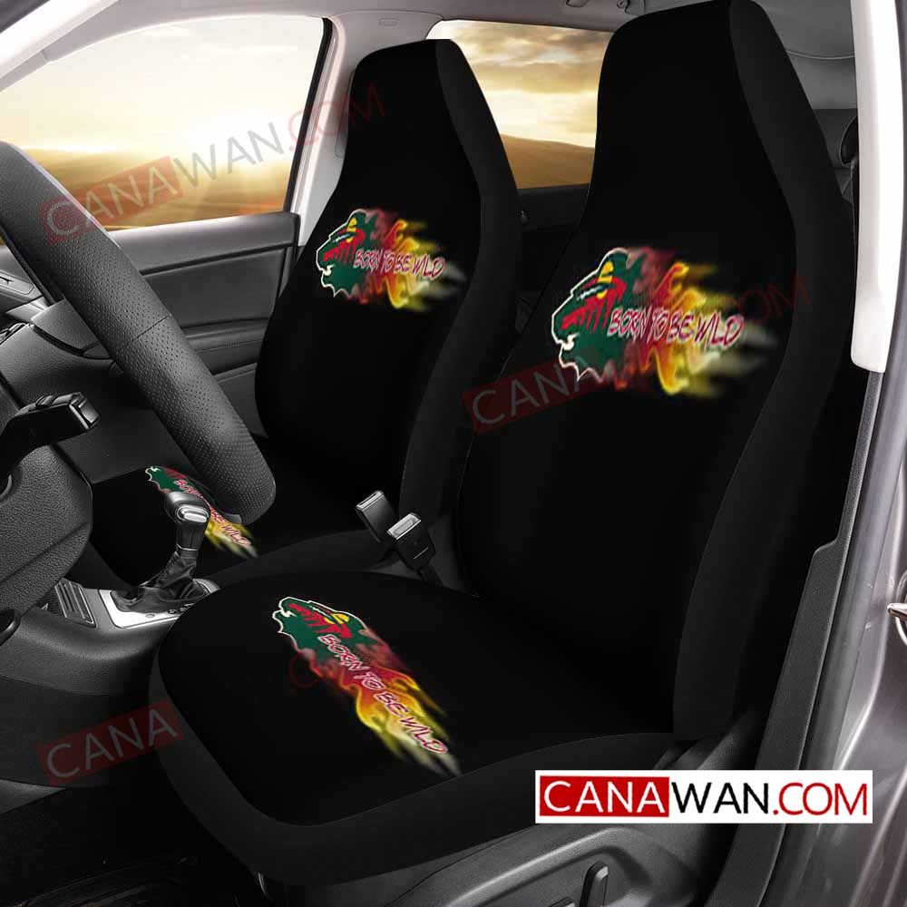 Minnesota Wild Style040 3D Customized Personalized Car Seat Cover