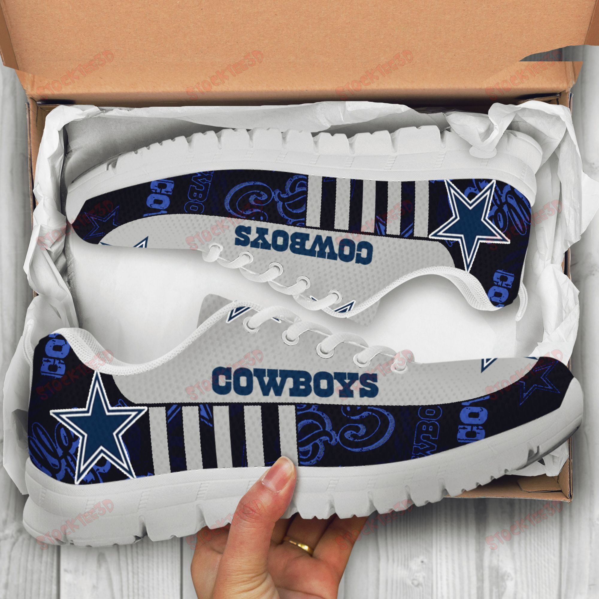 Dallas Cowboys Tt Style Sneakers