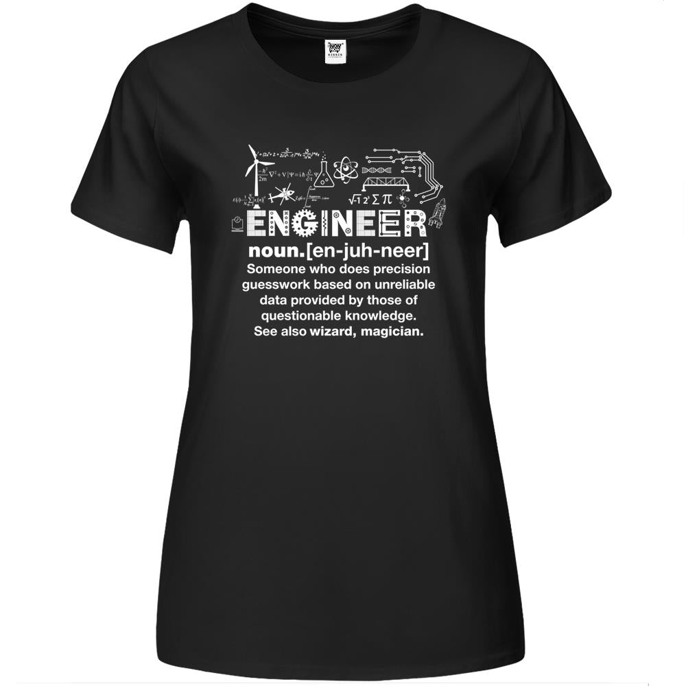 Engineer Humor Definition Premium Womens T Shirts