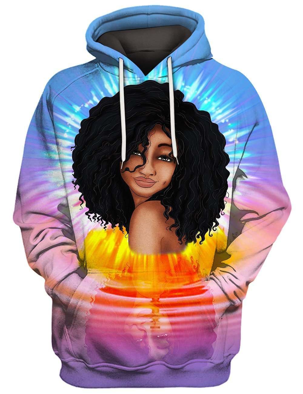 Sexy Poppin Melanin Afro Hair Women All Over Apparel