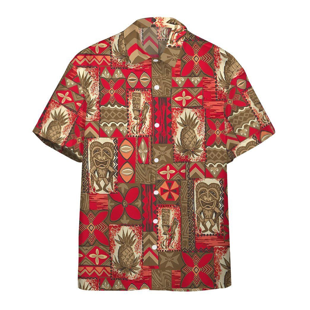 Gearhumans Tiki Hawaii Vintage Custom Shirt Ha15254