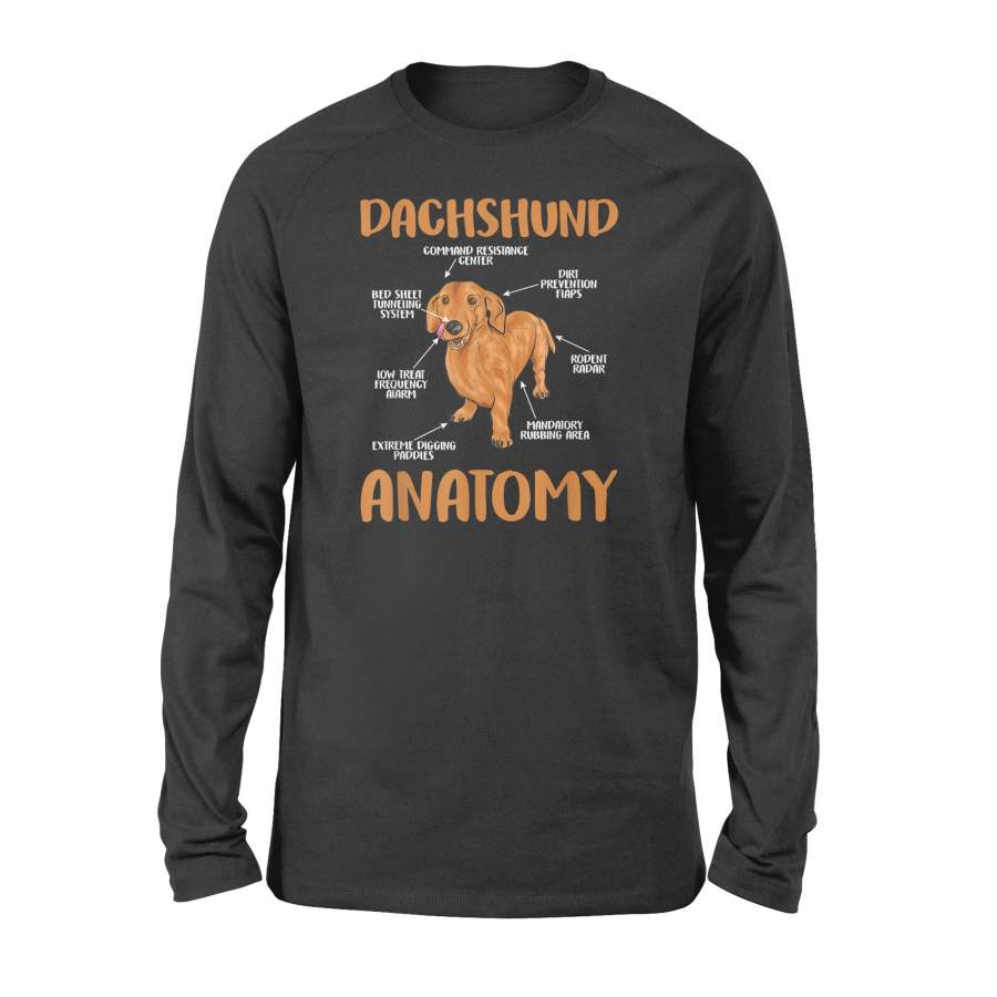 Dachshund Cute TShirt Gift for Wiener Doxie Lovers – Standard Long Sleeve