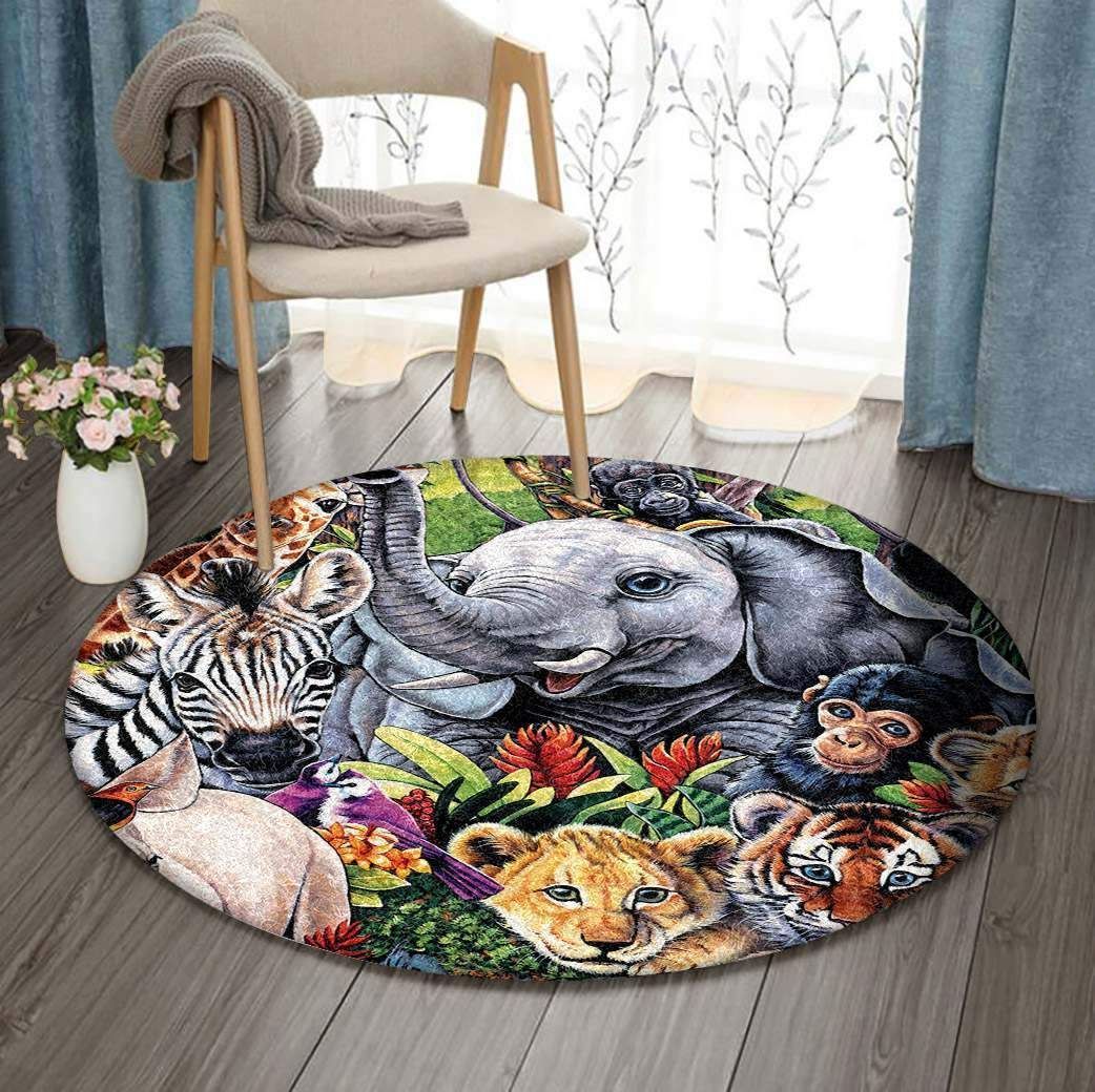 Animal RCDD81F57949 Round Rug BEVR3107