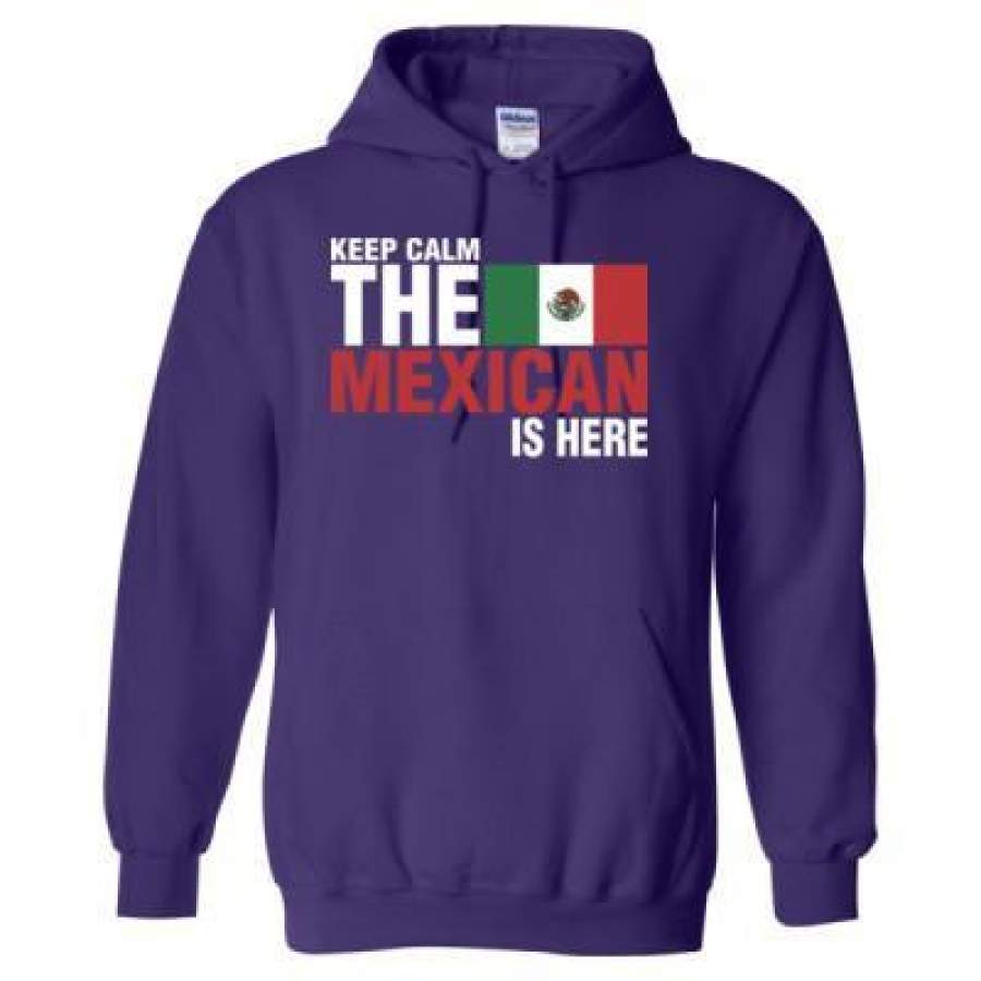 AGR Keep Calm The Mexican Is Here – Heavy Blend™ Hooded Sweatshirt