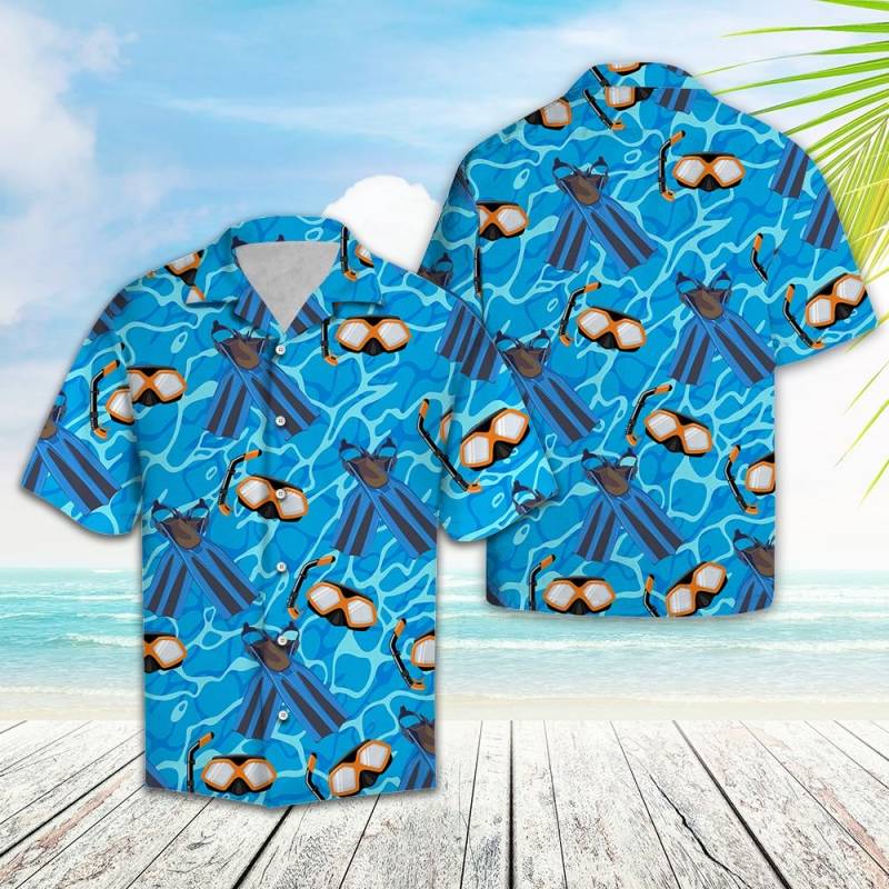 Scuba Diving Items Hawaii Shirt Ha12673