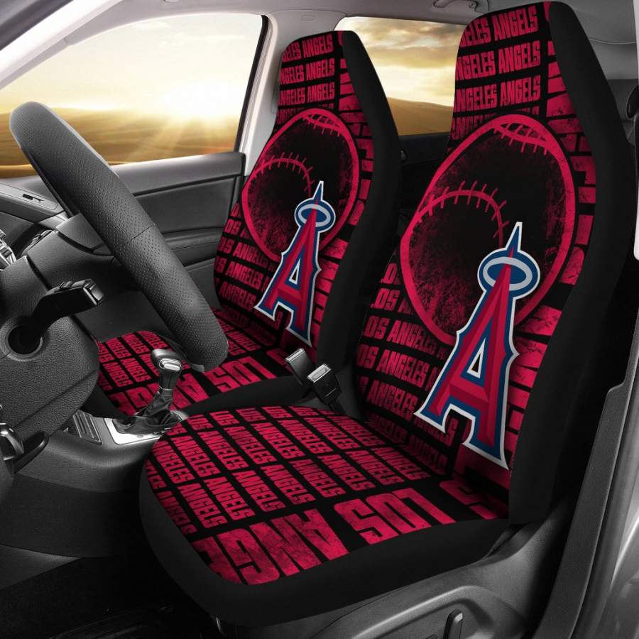 Gorgeous The Victory Los Angeles Angels Car Seat Covers