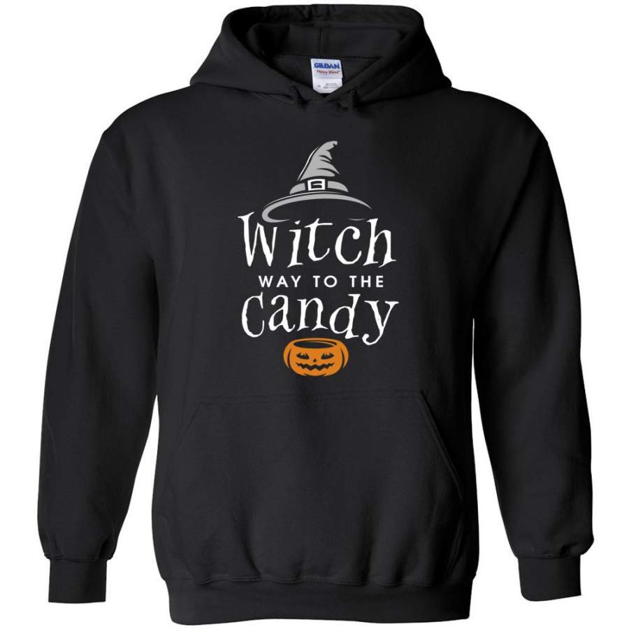 Witch Way To The Candy – Halloween Hoodie