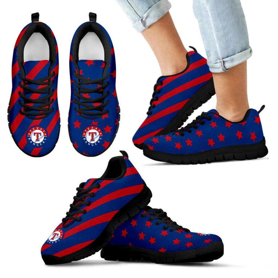 Splendid Star Mix Edge Fabulous Texas Rangers Sneakers