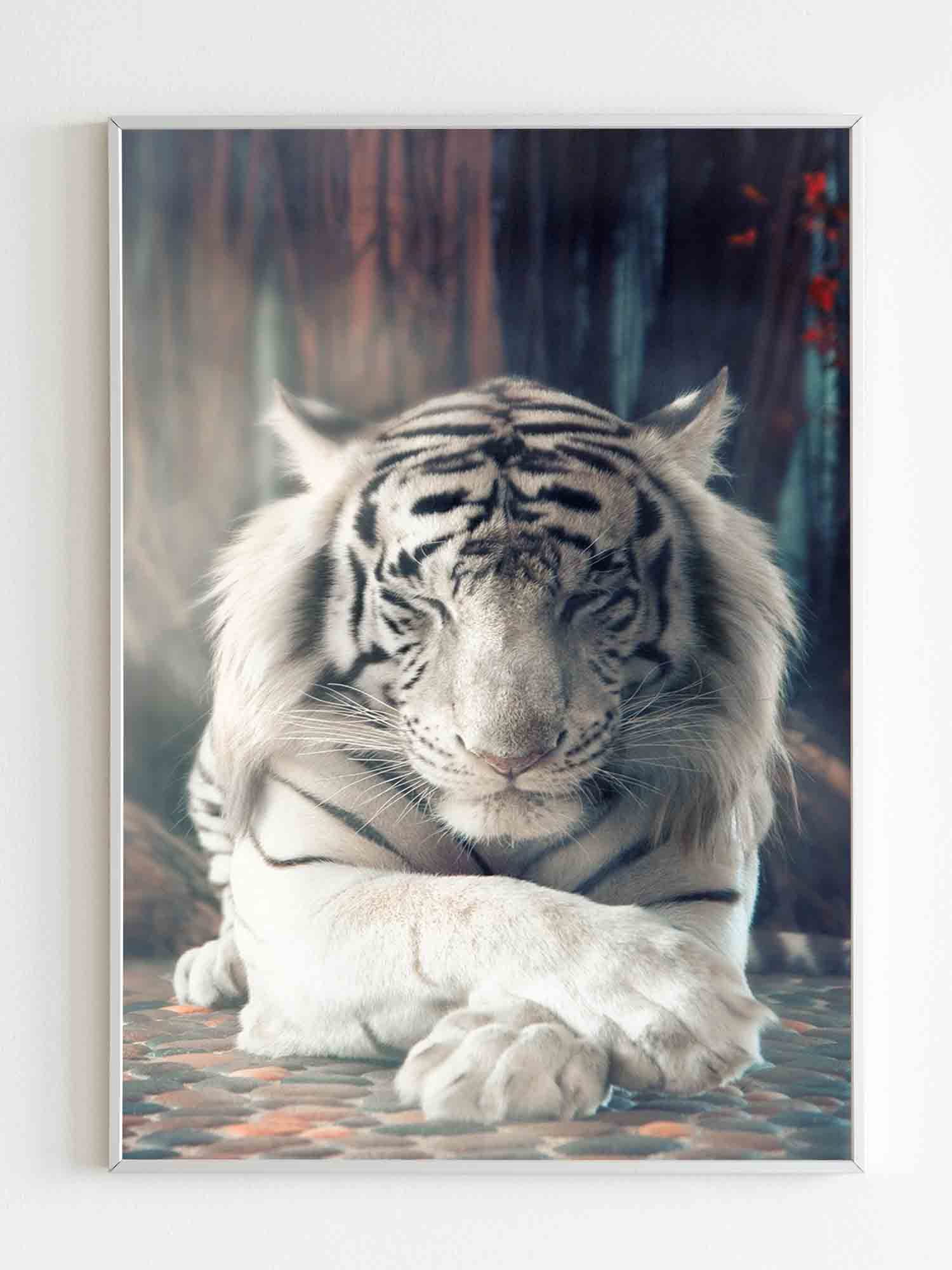 White Tiger Dream Poster