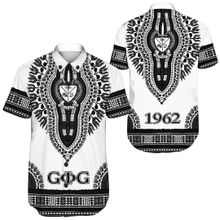 Africa Zone Short – Groove Phi Groove Dashiki (White) Short Sleeve Shirt