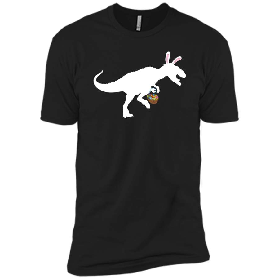 Easter Bunny Dinosaur Funny Easter T-Shirt Kids Boy Girl Egg1 Next Level Premium Short Sleeve Tee