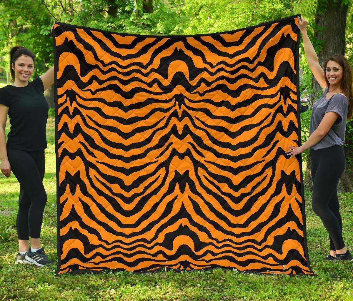 Bengal Tigers Skin Print Pattern Dhcdhc Dt1910 Quilt Blanket