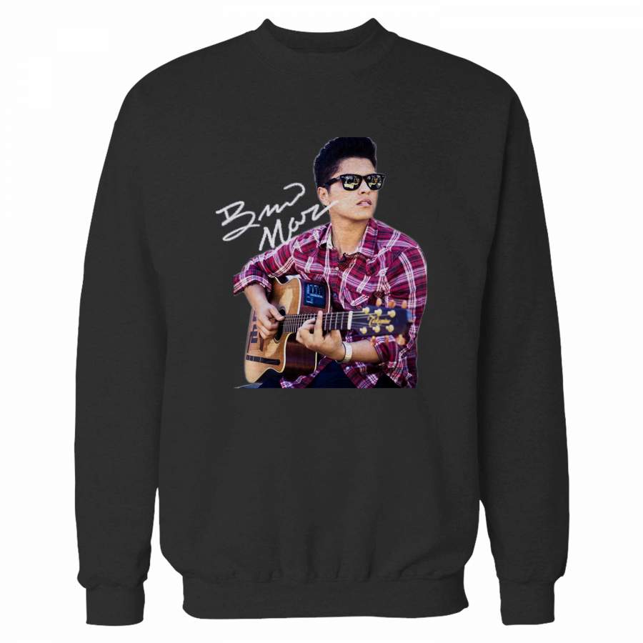 Bruno Mars Signature White Sweatshirt