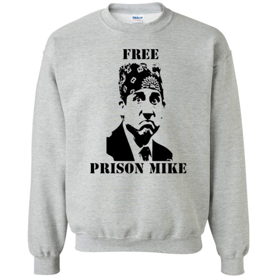 AGR Free Prison Mike -The Office Crewneck Pullover Sweatshirt