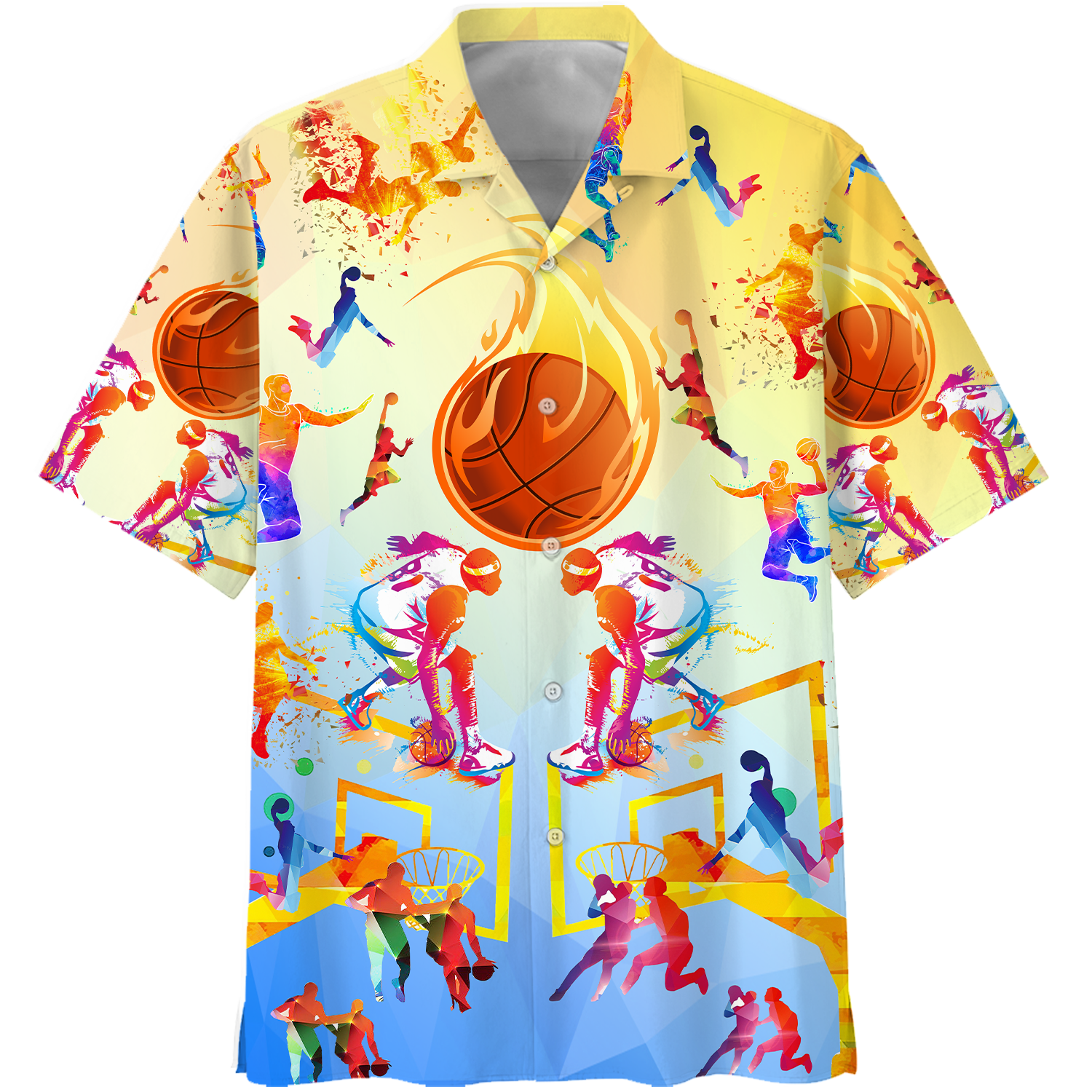 Basketball Hawaiian Shirt | Unisex | Adult | Hw7221