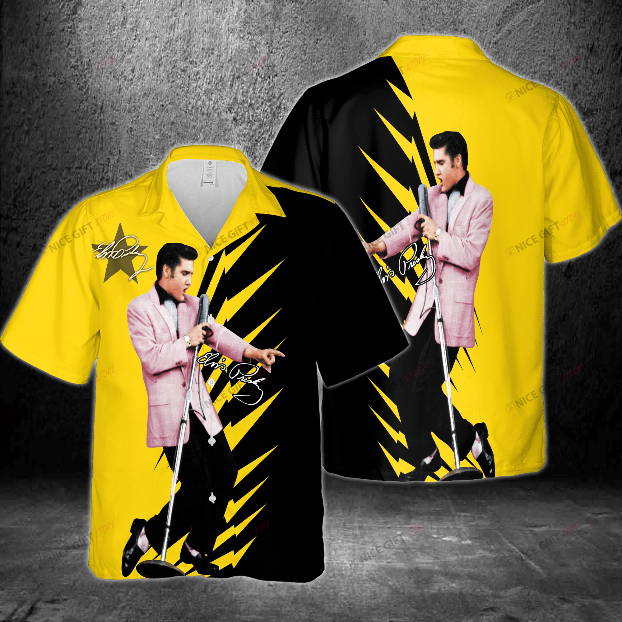 Elvis Presley Hawaiian 3D Shirt 3Hs-E8C5