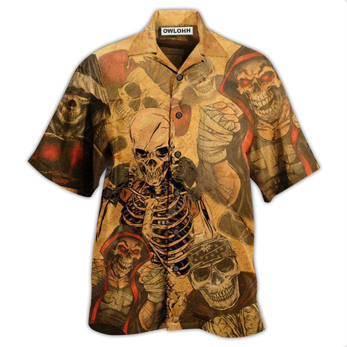 Skull Amazing Boxe Hawaii Shirt Ha89978