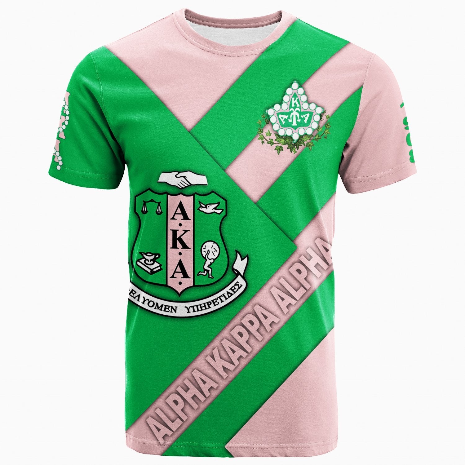 Alpha Kappa Alpha With Pearl T-Shirt – Lt12