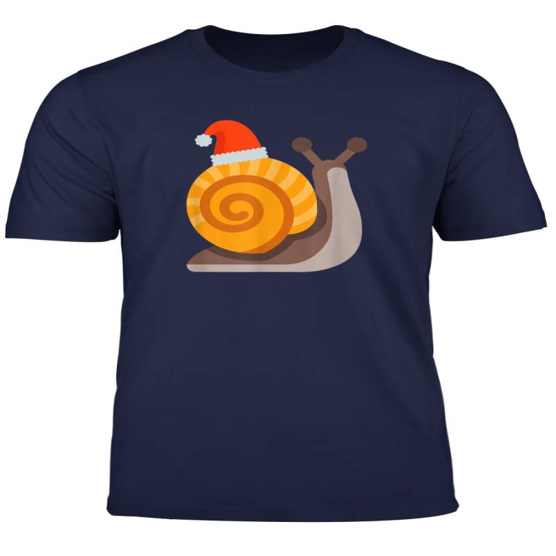 Weihnachten Schnecke Mit Santa Hat Cute T Shirt