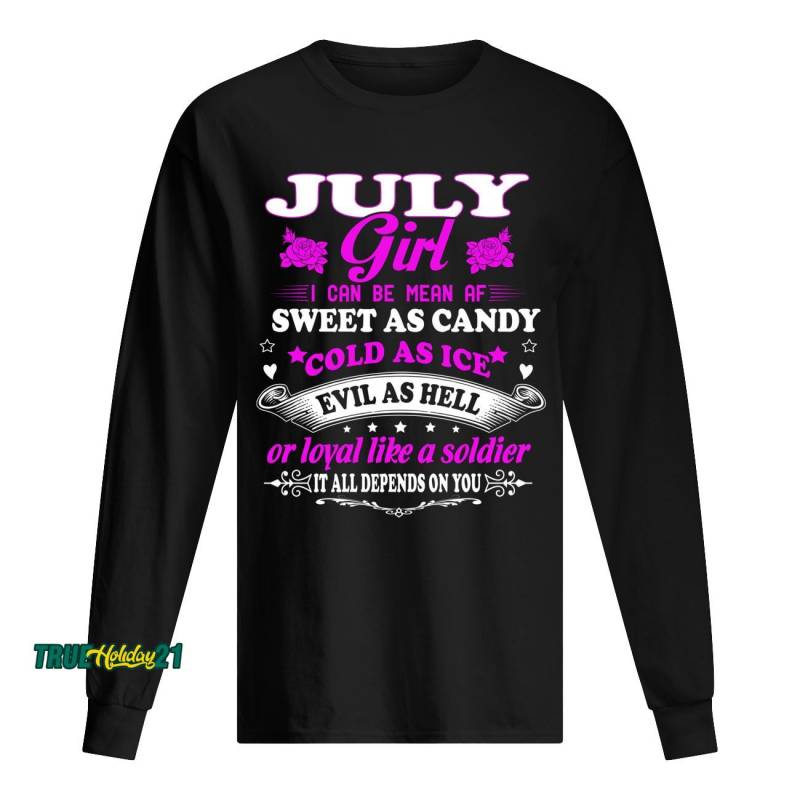 SWEET AS CANDY – JULY SHIRT Men’s Long Sleeved T-Shirt