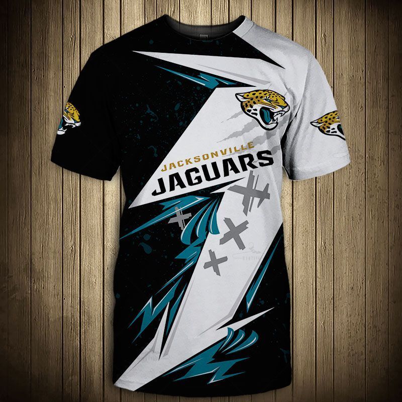 Jacksonville Jaguars T-Shirt Thunder Graphic Gift For Men