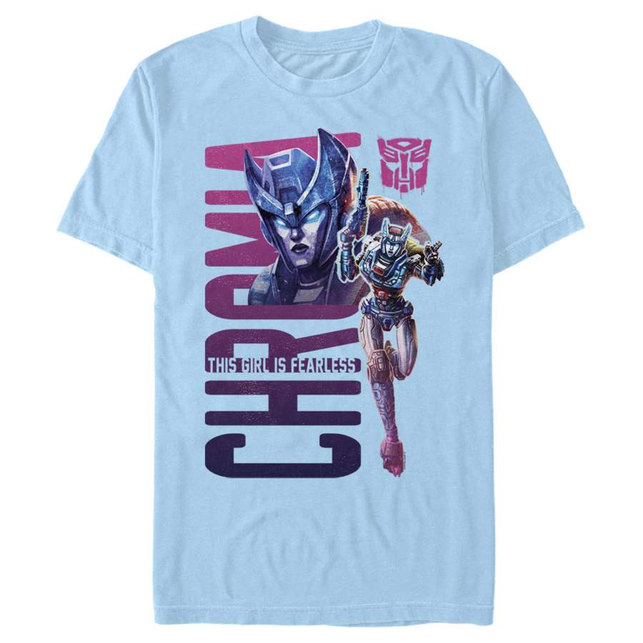 Transformers Men’s Chromia Fearless Girl  T-Shirt