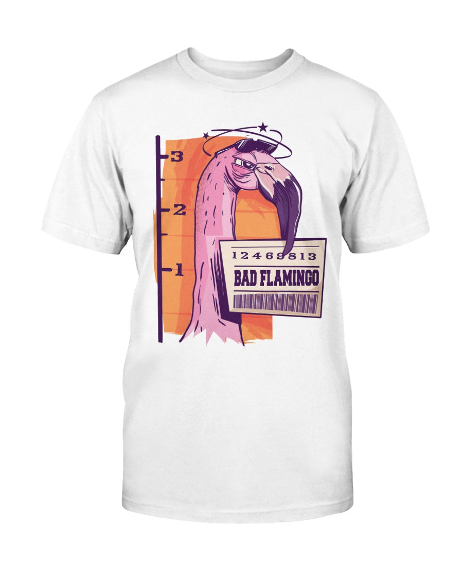 Bad Flamingo Shirts M/F Cuts Classic Cotton