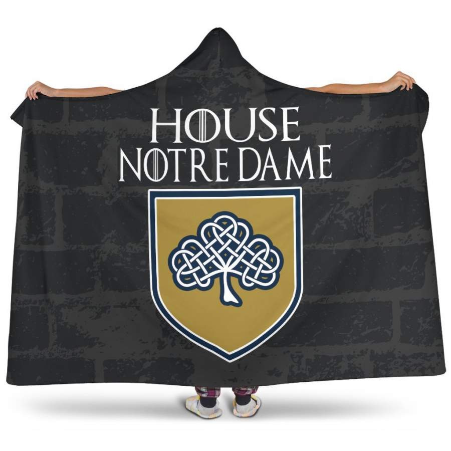 House Notre Dame Hoodie Blanket