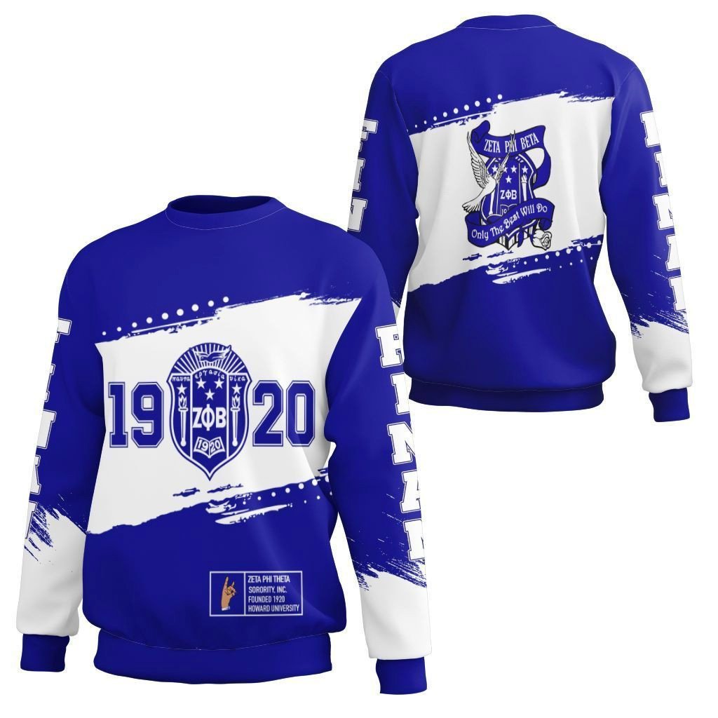 Wonder Print Sweatshirt – Zeta Phi Beta University Sweatshirt