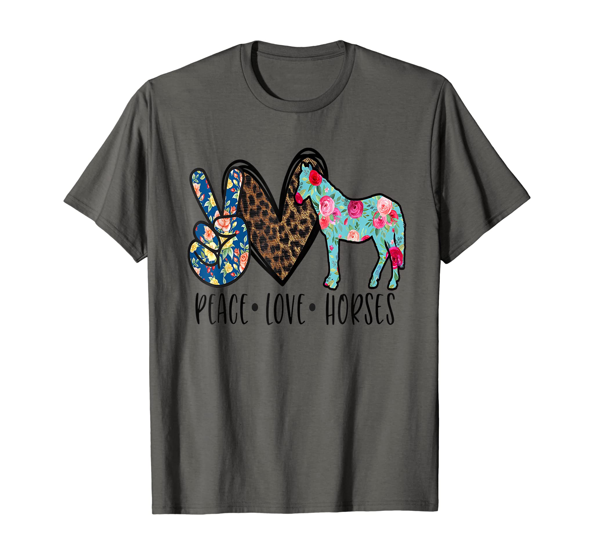 Peace Love Horses For Horse Lover Teen Girls