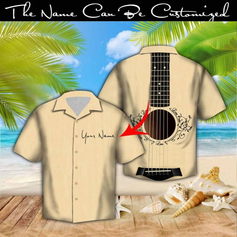 Customized Guitar Hawaiian Shirt Ha101981