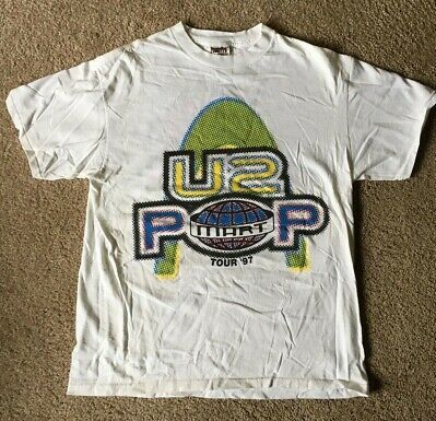 Vintage U2 Popmart 1997 World Stadium Tour Shirt 1995